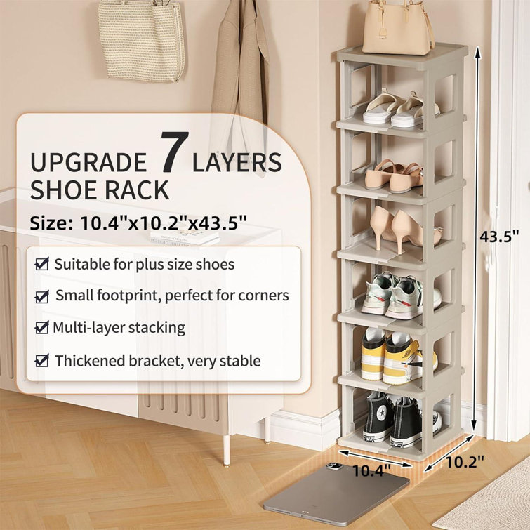 7 layer best sale shoe rack